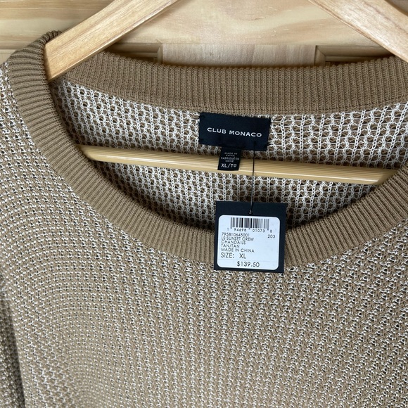 Club Monaco Sweater XL - Tan - Picture 5 of 6